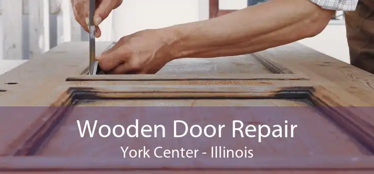 Wooden Door Repair York Center - Illinois