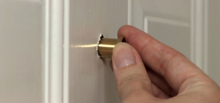 peephole door repair in Carol Stream